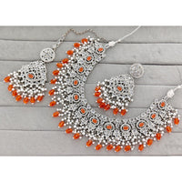 Kavita Art Crystal Stone Pearl And Beads Designer Necklace Set