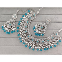 Kavita Art Crystal Stone Pearl And Beads Designer Necklace Set