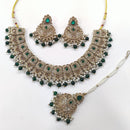 Kavita Art Crystal Stone Pearl And Beads Designer Necklace Set