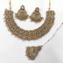 Kavita Art Crystal Stone Pearl And Beads Designer Necklace Set