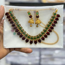 Kavita Art Heritage Pota Stone Necklace Set