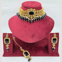 Kavita Art Heritage Crystal Stone Choker Necklace Set 