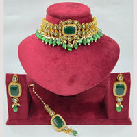 Kavita Art Heritage Crystal Stone Choker Necklace Set