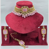 Kavita Art Heritage Crystal Stone Choker Necklace Set