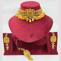 Kavita Art Heritage Crystal Stone Choker Necklace Set