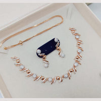 Kavita Art Glamorous Austrian Stone Necklace Set 