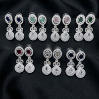Kavita Art Sparkling American Diamond Fancy Dangler Earrings