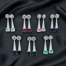 Kavita Art Sparkling American Diamond Fancy Dangler Earrings