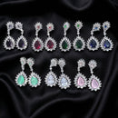 Kavita Art Sparkling American Diamond Fancy Dangler Earrings