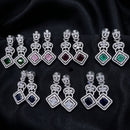 Kavita Art Sparkling American Diamond Fancy Dangler Earrings