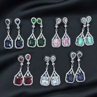 Kavita Art Sparkling American Diamond Fancy Dangler Earrings