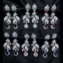 Kavita Art Sparkling American Diamond Fancy Dangler Earrings