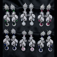 Kavita Art Sparkling American Diamond Fancy Dangler Earrings
