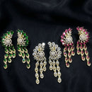 Kavita Art Sparkling American Diamond Fancy Dangler Earrings