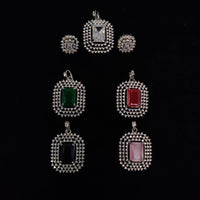 Kavita Art Classic American Daimond Stone Pendant Set 