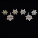 Kavita Art Classic American Daimond Stone Pendant Set 