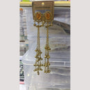 Kavita Arts Royal Pota Stone Kashmiri Ghungroo Dangler Earrings