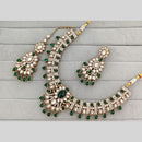 Kavita Art Classic Ethnic Pota Stone Necklace Set