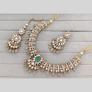 Kavita Art Classic Ethnic Pota Stone Necklace Set