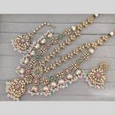Kavita Art Classic Ethnic Pota Stone And Pearl Long Necklace Set