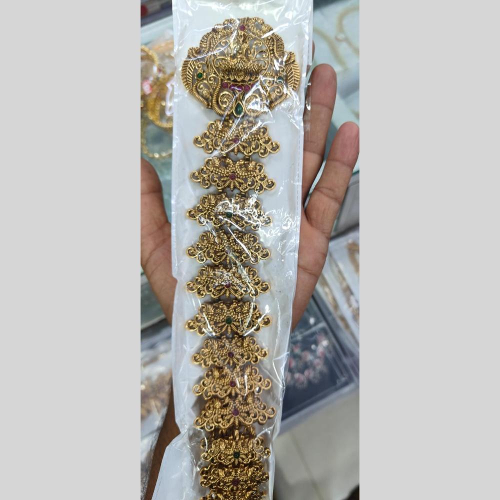 Kavita Art Heritage Temple Style Pota Stone Hair Choti