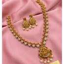 Kavita Art Classic Ethnic Pota Stone And Pearl Temple Necklace Set