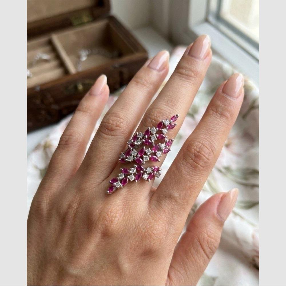 Kavita Art Royal Austrian Stone Designer Finger Ring