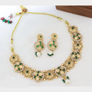 Kavita Art Elegant Pota Stone Pearl Necklace Jewellery Set