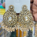 Kavita Art Sparkling Crystal And Beads Designer Dangler Earrings