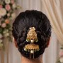 Kavita Art Ethnic Pota Stone And Pearl Hair Accessory