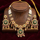 Kavita Art Elegant Pota Stone Pearl And Beads Necklace Set