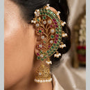 Kavita Art Gold Plated Austrian Stone And Pearl Earcuff Jhumki