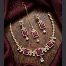 Kavita Art Graceful American Diamond Necklace Set for Women
