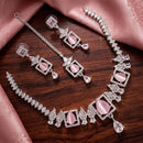 Kavita Art Graceful American Diamond Necklace Set for Women