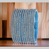 Kavita Art Classic Austrian Stone Glass Bangles Set
