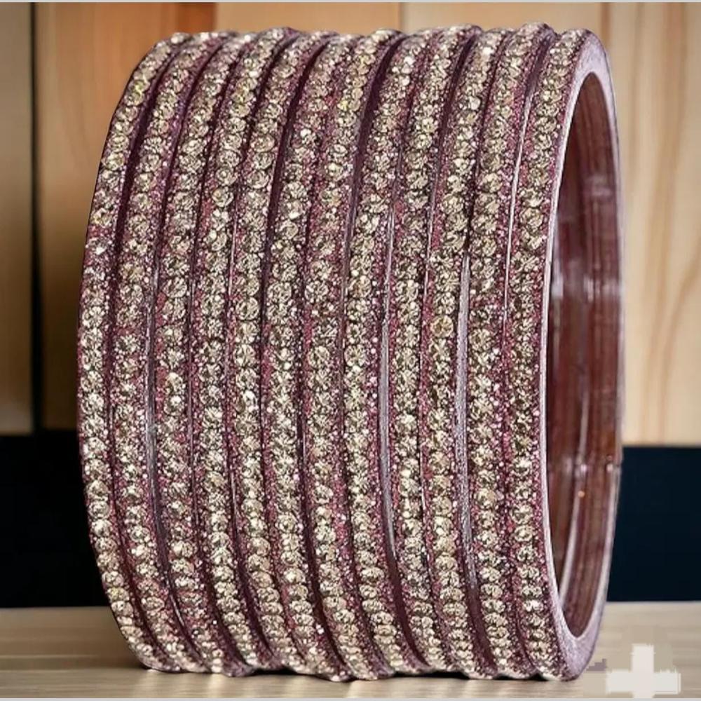 Kavita Art Classic Austrian Stone Glass Bangles Set