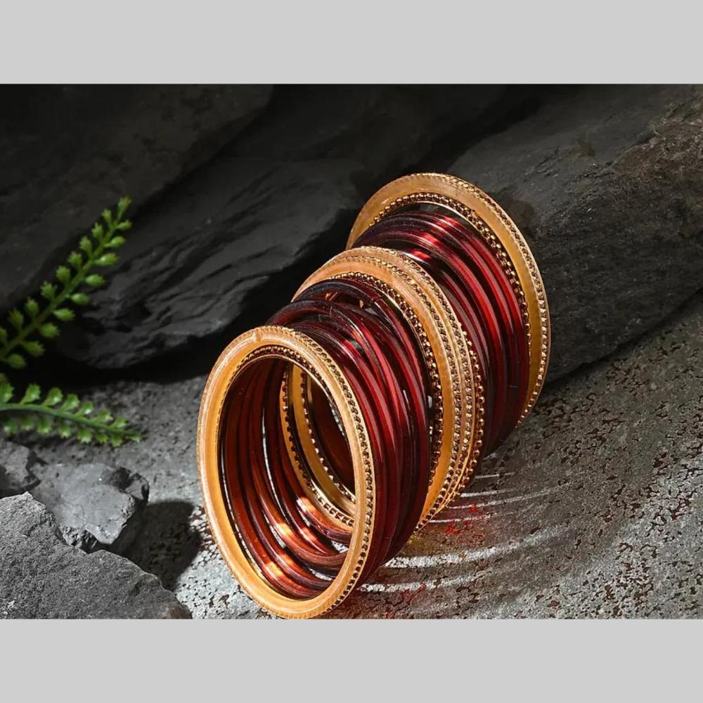Kavita Art Traditional Glass Bangles Set for Women