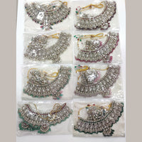 Kavita Art Gold Plated Royal Pota Stone And Pearl Necklace Set