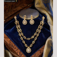 Kavita Art Graceful American Diamond Necklace Set for Women