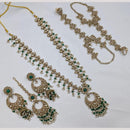 Kavita Art Graceful Kundan Stone & Beads Necklace Set for Women