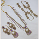 Kavita Art Graceful Kundan Stone & Beads Necklace Set for Women