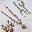 Kavita Art Graceful Kundan Stone & Beads Necklace Set for Women
