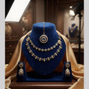 Kavita Art Premium Crystal Stone Choker Necklace Set for Women