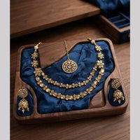 Kavita Art Premium Crystal Stone Choker Necklace Set for Women
