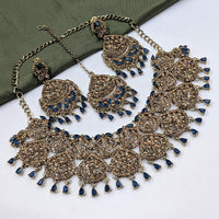 Kavita Art Royal Crystal Stone And Austrian Stone Wedding Necklace Set 