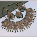 Kavita Art Royal Crystal Stone And Austrian Stone Wedding Necklace Set