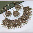 Kavita Art Royal Crystal Stone And Austrian Stone Wedding Necklace Set 