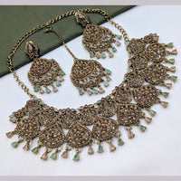 Kavita Art Royal Crystal Stone And Austrian Stone Wedding Necklace Set 