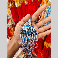 Kavita Art Pack of 12 Stylish Evil Eye Protection Rakhi for Brother
