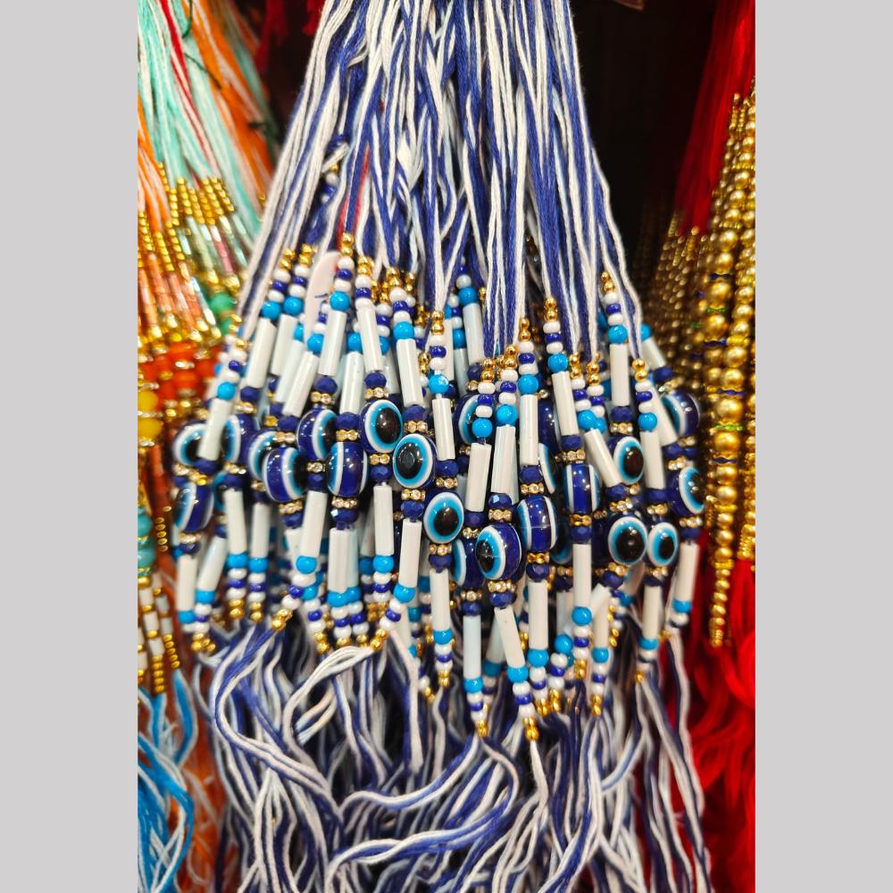 Kavita Art Pack of 12 Stylish Evil Eye Protection Rakhi for Brother